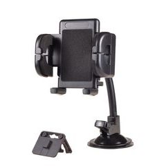 Držák do auta na sklo a do mřížky ventilace - krátké rameno, univerzální