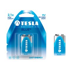 TESLA - baterie 9V BLUE+, 1ks, 6F22