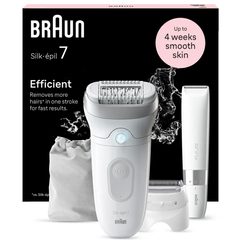 Braun Silk·épil 7 7-441, White/Silver - epilátor