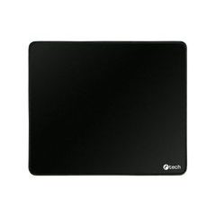 Podložka pod myš C-TECH MP-01, černá, 320x270x4mm, obšité okraje