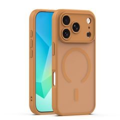 Mag Matt case for iPhone 17 Pro 6,3'' brown