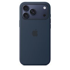 iPhone 17 Pro Max Silicone Case with MS–Midnight