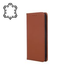 Luxusní kožené pouzdro Xiaomi Redmi 12C Brown