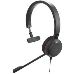 Jabra Evolve 20, Mono, USB, MS, leather