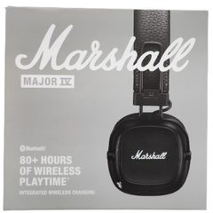 Marshall Major IV Bluetooth černá - bezdrátová sluchátka
