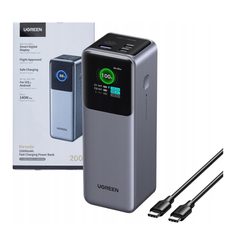 Powerbanka UGREEN Nexode PB722 25000 mAh 200W USB-A / 2x USB-C Šedá