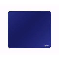 Podložka pod myš C-TECH MP-01, modrá, 320x270x4mm, obšité okraje