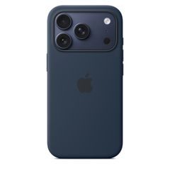 iPhone 17 Pro Silicone Case with MS – Midnight