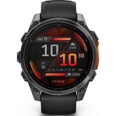 Garmin Fenix 8 AMOLED 47mm Gray/Black - chytré hodinky