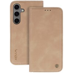 Wonder Smart pouzdro Samsung Galaxy S24 Cappuccino