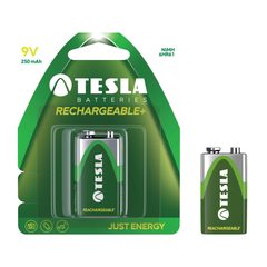 TESLA - baterie 9V RECHARGEABLE+, 1ks, 6HR61