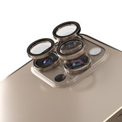 Etteri camera lens protector for iPhone 17 Air gold