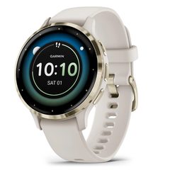 Garmin Venu 3S Cream Gold/Ivory Band - chytré hodinky