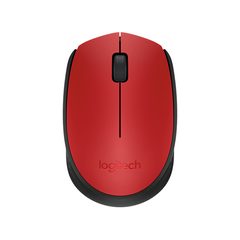 myš Logitech Wireless Mouse M171, červená