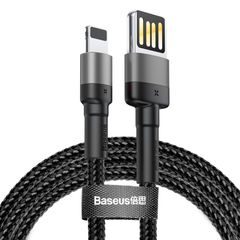 Baseus Cafule double side (Lightning | 1 m) gray-black 2,4A