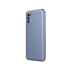 Metallic pouzdro Samsung Galaxy A12 / M12 light blue