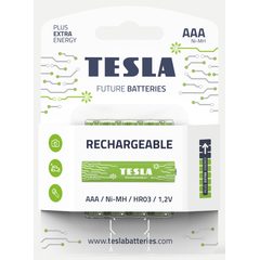 TESLA - nabíjecí baterie AAA (800mAh), 4ks