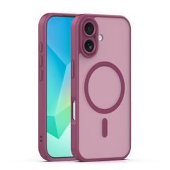 Mag Matt case for iPhone 17 6,3'' maroon