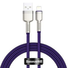 Baseus  Cafule Metal USB - Lightning 2,4A 1,0 m purple