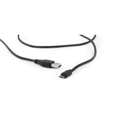 Kabel CABLEXPERT MicroUSB oboustranný univerzální konektor, 1,8m, černý