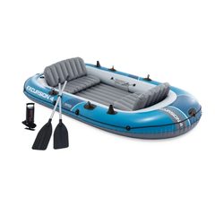 INTEX Excursion 4 Boat Set - nafukovací člun