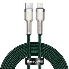 Baseus  Cafule Metal USB-C - Lightning 20W 2,0 m green