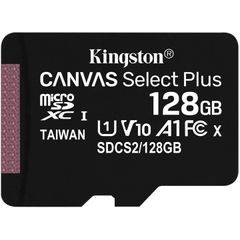 128GB microSDXC Kingston Canvas Select Plus A1 CL10 100MB/s