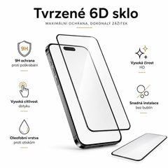 Tvrzené 6D sklo Samsung Galaxy S25 FE