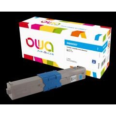 OWA Armor toner pro OKI 44844507, modrá/cyan