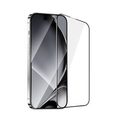 Tvrzené sklo s kovovým rámečkem iPhone 16 Pro 6,3"