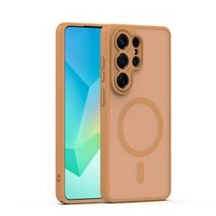 Mag Matt case for Samsung S25 Ultra brown