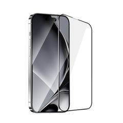 Tvrzené sklo s kovovým rámečkem iPhone 16 Pro Max 6,9"