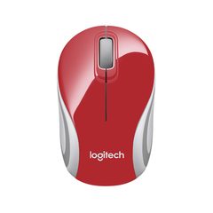 myš Logitech Wireless Mini Mouse M187 červená