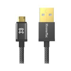 XtremeMac REVERSIBLE MICRO-USB PREMIUM CABLE–1,2m – Black