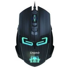 Crono CM647 - optická herní myš, USB konektor, rozlišení 800/1200/1600 DPI, modré podsvícení