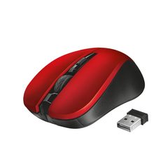 myš TRUST Mydo Silent Click Wireless Mouse - red (tichá myš)