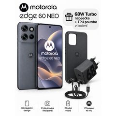 Motorola Edge 60 Neo 5G 8GB/256GB Pantone Grisaille + nabíječka v balení