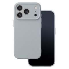 Silicon case for iPhone 17 Pro Max 6,9" / 18 Pro Max 6,9" silver