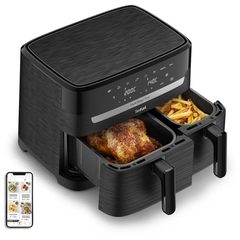 Tefal EY901N10 Easy Fry Dual Essential - horkovzdušná fritéza