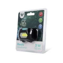 LED Čelovka Basic COB 3W 135lm 3 x AAA Forever Light