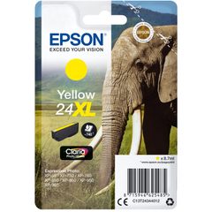 Epson Singlepack Yellow 24XL Claria Photo HD Ink