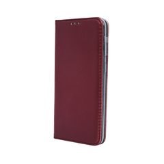 Smart Magnetic case for Samsung Galaxy S25 Edge burgundy
