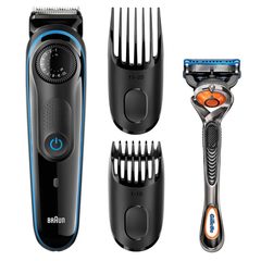 Braun BT 3940 Beard Trimmer zastřihovač vousů a vlasů + holicí strojek Gillette