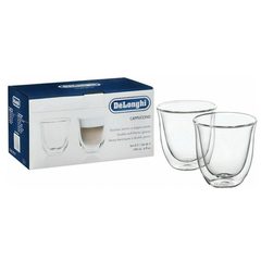 DeLonghi Skleničky na cappuccino set 2 x 190 ml