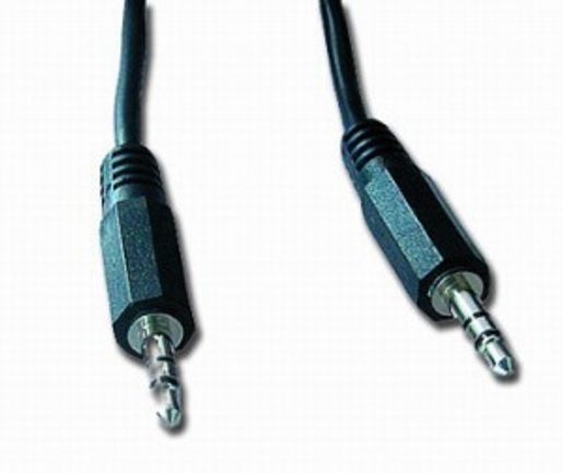 KABEL PŘÍPOJNÝ JACK 3,5MM M/M, 1,2M, AUDIO