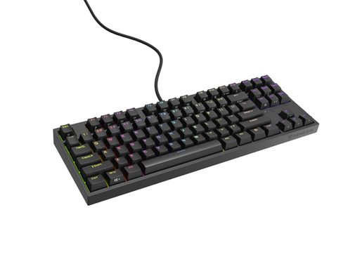 GENESIS HERNÍ MECHANICKÁ KLÁVESNICE THOR 404/RGB/KHAIL BOX BROWN/DRÁTOVÁ USB/US LAYOUT/ČERNÁ