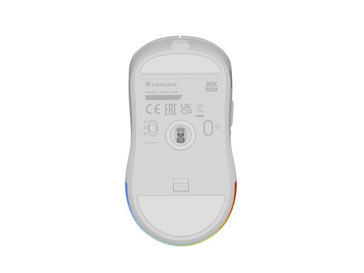 GENESIS HERNÍ BEZDRÁTOVÁ MYŠ ZIRCON XIII. BÍLÁ/HERNÍ/OPTICKÁ/26 000 DPI/BEZDRÁTOVÁ USB + BLUETOOTH/B