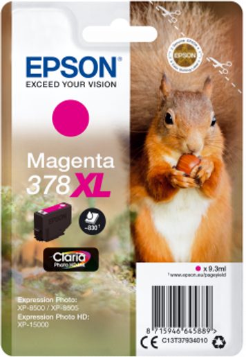 EPSON SINGLEPACK MAGENTA 378 XL CLARIA PHOTO HD