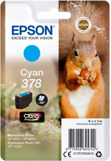 EPSON SINGLEPACK CYAN 378 CLARIA PHOTO HD INK