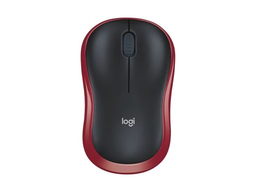 MYŠ LOGI WIRELESS MOUSE M185, RED